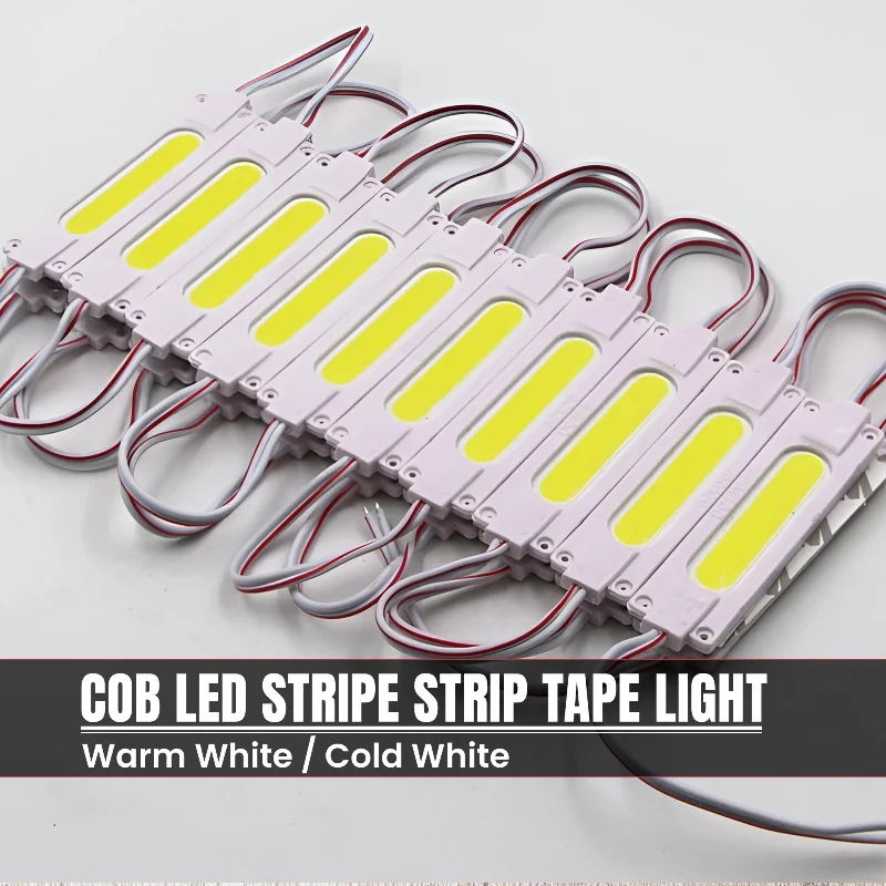 10er Set COB LED Module 12V IP65 Kaltweiß ~1750 – Bild 5