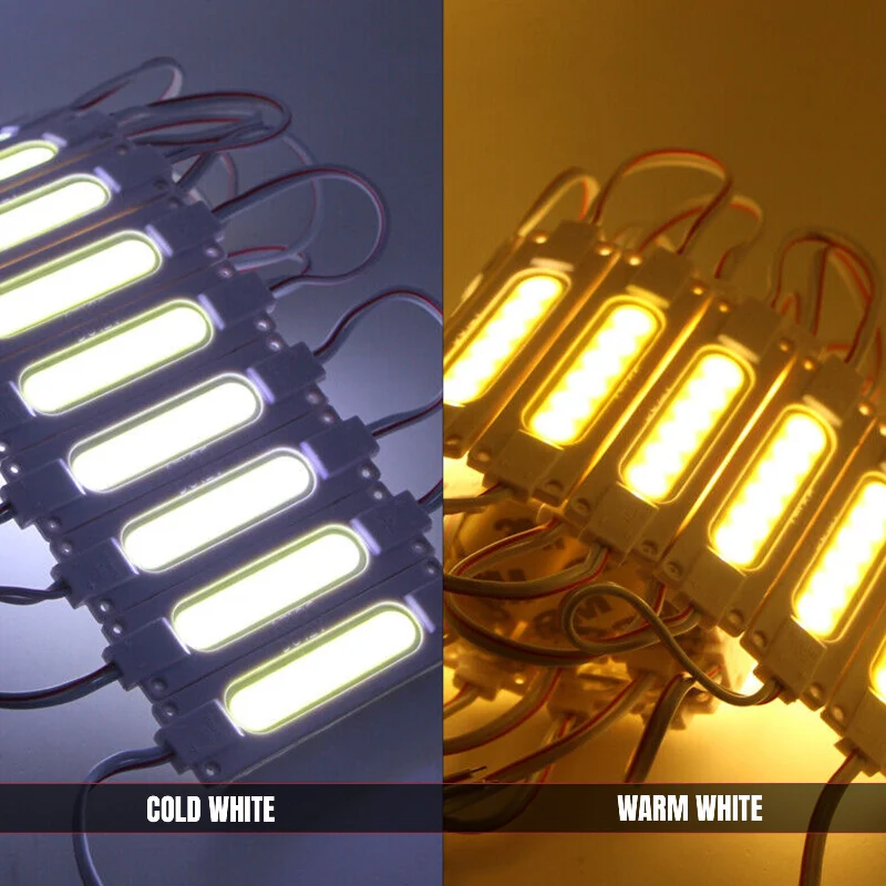 10er Set COB LED Module 12V IP65 Kaltweiß ~1750 – Bild 4