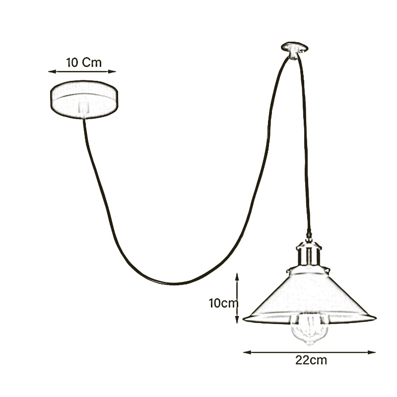 LEDSONE Spinnenlampe Pendelleuchte 1 - 8 Wege Grau ~3949 – Bild 5