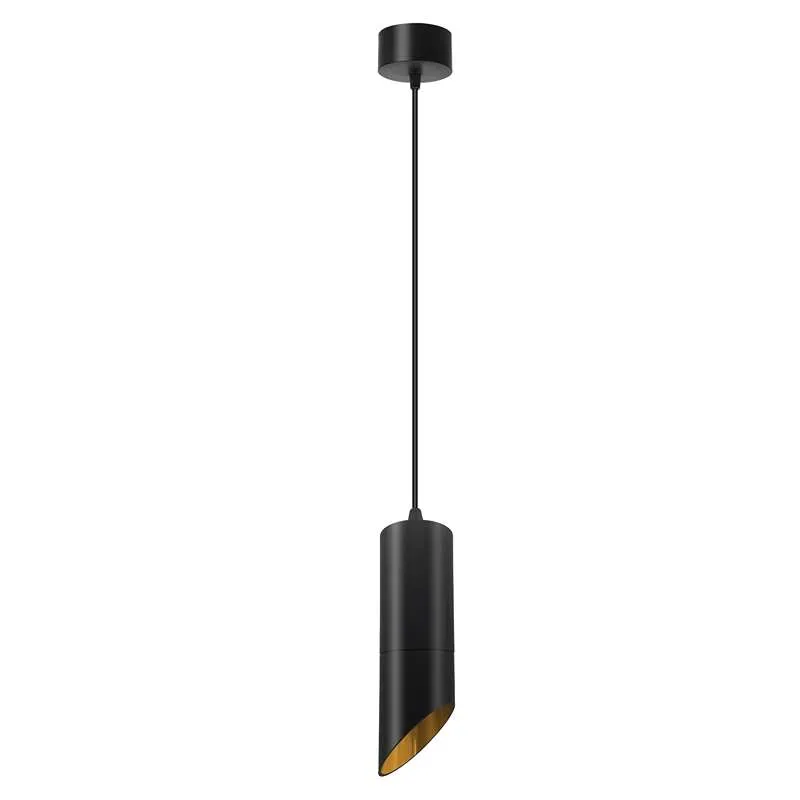 Ledsone Zylinder Pendelleuchte Schwarz-Gold GU10 ~2613 – Bild 8